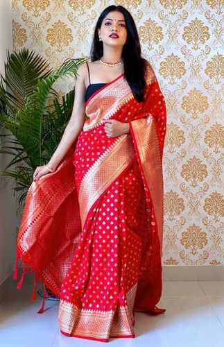 Banarsi katan silk designer saree