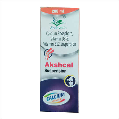 200 ml Calcium Phosphate Vitamin D3 And Vitamin B12 Suspension