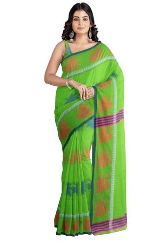 Ladies Fancy Handloom Cotton Saree