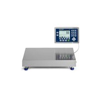 Metal Keypad - Stainless Steel, 23.62x5.1x31.5 Inches | 100 Lb Capacity, Ip69k Protection, Tft Display, Rs232 Interface For Industrial Weighing Applications