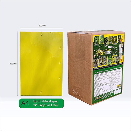 Yellow Sticky Trap Both Side Butter Paper