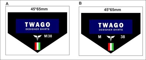 Cloth Twago Shirts Label