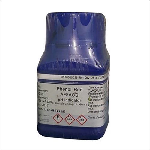 25 Gm Phenol Red Ar-acs Ph Indicator Grade: Industrial Grade