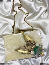 Designer Resin Clutch Bag