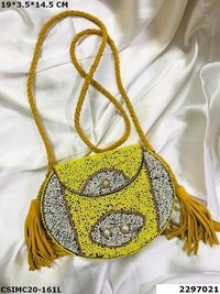 Designer Metal Mosaic Clutch Bag