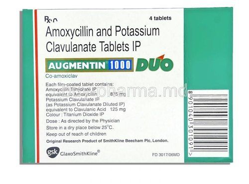 Amoxycillin Potassium Clavulanate Tablets General Medicines