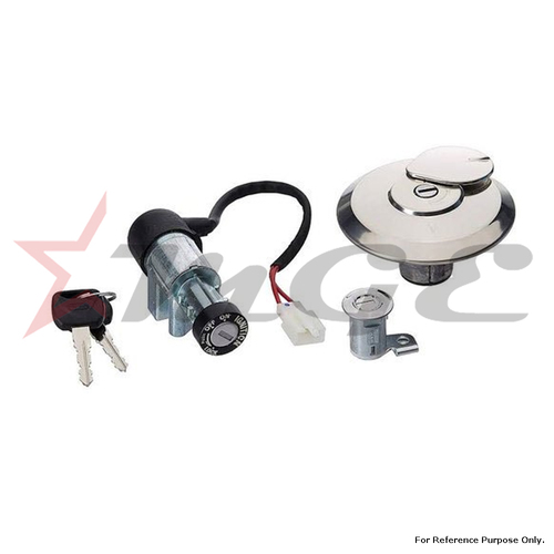 Key Set For Honda CBF125 - Reference Part Number - #35010-KTE-910