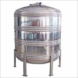 Stainless Steel Water Storage Tank - 2000 Liter/Day Capacity, 1090x1100mm Dimensions, Gray Color, 200kg Weight, Industrial Application, New Condition