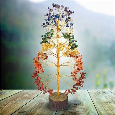 Muticolor Agate chips Tree