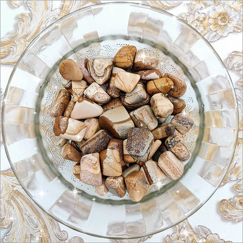 Picture jasper Tumble Stone