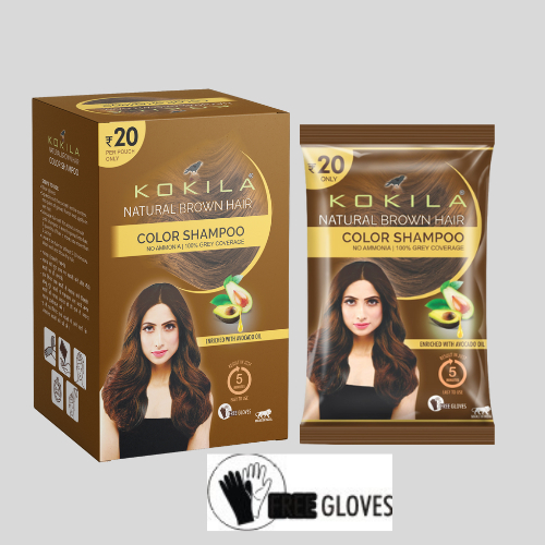 No Side Effects Natural Brown Hair Color Shampoo at Best Price in Faridabad  | Kokila Henna And Herbals Private Limited