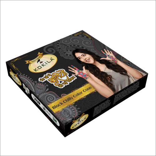 Black Chilly Color Cone Box