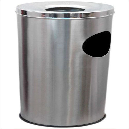 Stainless Steel Open Top Ash Can Dustbin