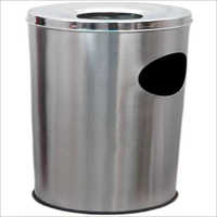 Stainless Steel Open Top Ash Can Dustbin