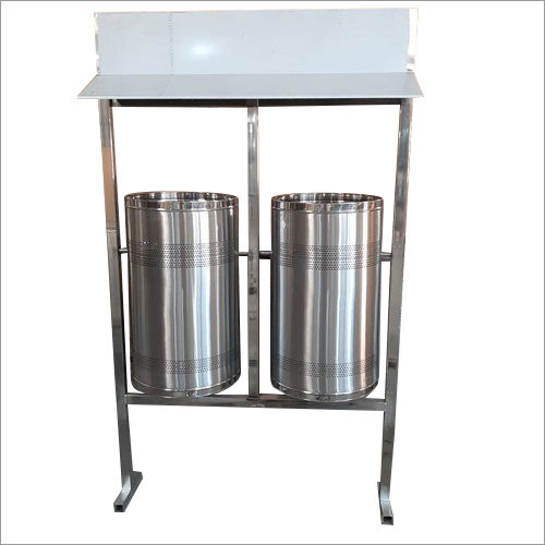 SS 202 Stainless Steel Roof Dustbin