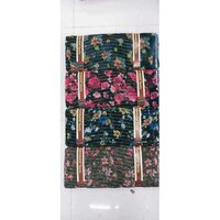 Georgette Sequence Fabrics - 44 Inch Width, Printed Texture, 140 Gsm Weight | Colourfastness, Versatile For Women's Wear