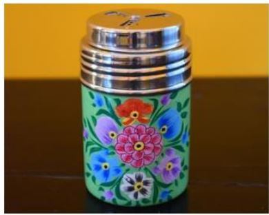 Designer Steel Hand Painted Spice Shaker