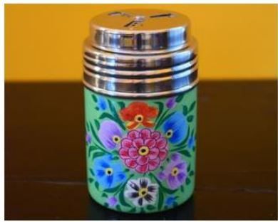 Steel Hand Painted Spice Shaker