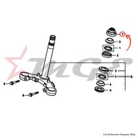 Stem Sub Assy., Steering For Honda CBF125 - Reference Part Number - #53219-KTE-920, #53219-KTE-910, #53219-KWF-930, #53219-KWF-900