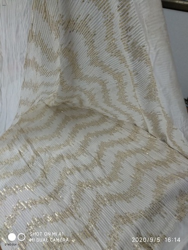 Bleached Embroidered Fabrics