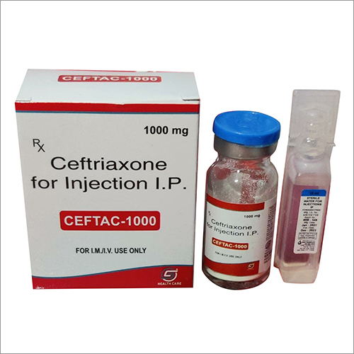 1000 MG Ceftriaxone For Injection IP