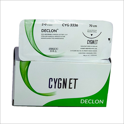 70 CM CYG 3336 Non Absorbable Surgical Suture USP