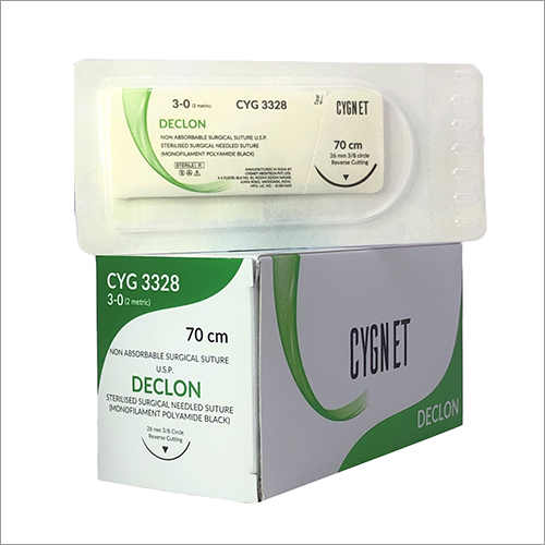 70 CM CYG 3328 Non Absorbable Surgical Suture By H R BIOPHARMA