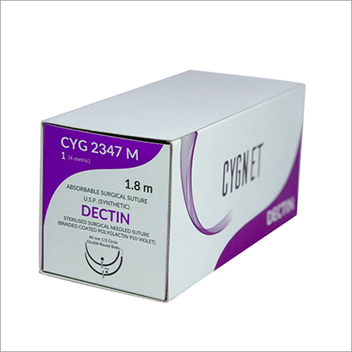 1.8 M CYG 2347 M Absorbable Surgical Suture USP (Synthetic)