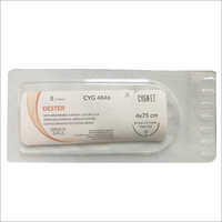 4x75 CM CYG 4846 Non Absorbable Surgical Suture USP