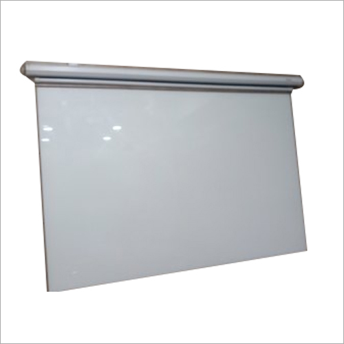 Magnetic Glass Writing Board With Motorized Projector Screen