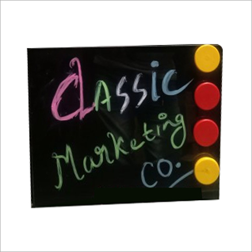 Magnetic Black Glass Board - Rectangular Design | Versatile Writing Surface, Sleek Look for Offices and Collaborative Spaces