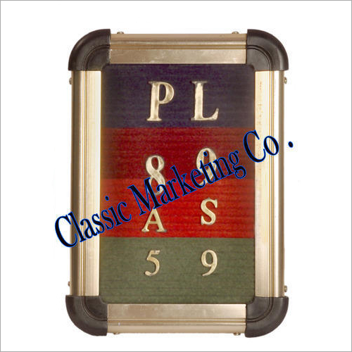 Inter Changeable Letter Board - Rectangular White Design | Ideal for School Use Customizable Messaging Options