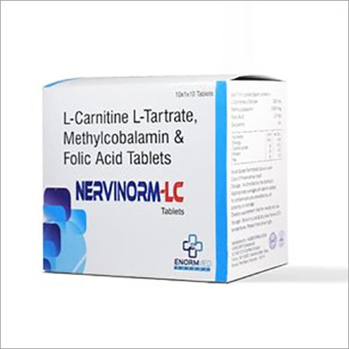 L-Carnitine L-Tartrate Methylcobalamin And Folic Acid Tablets