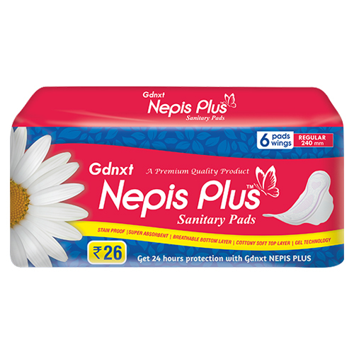 Nepis Plus 240 mm Regular 6 Sanitary Pads