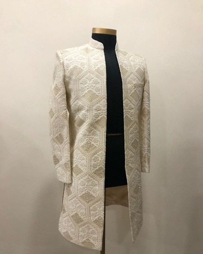 dyeable sherwani fabric