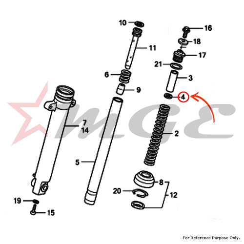 Plate, Spring Joint For Honda CBF125 - Reference Part Number - #51403-447-731