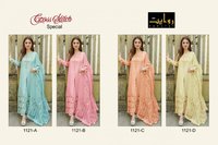 Rawayat Cross Stitch Special Faux Georgette Embroidery Suits Catalog