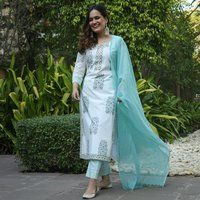 klosia cotton kurta set dupatta