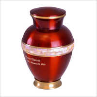 Brass Urn Mop Red