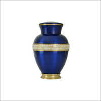 Brass Urn Mop Blue