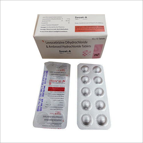 Levocetirizine Dihydrochloride and Ambroxol Hcl Tablet