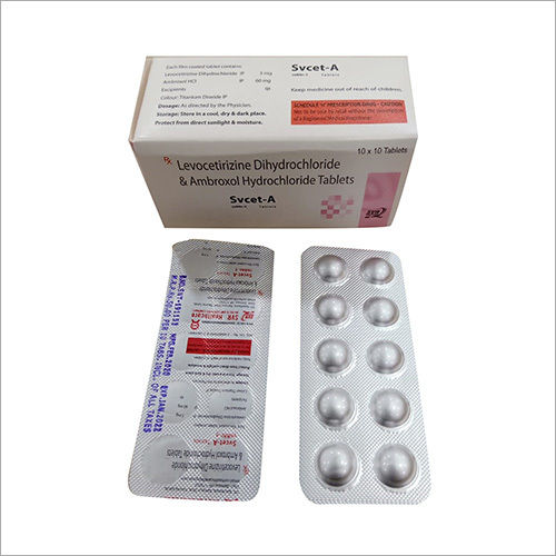 Levocetirizine Dihydrochloride And Ambroxol Hcl Tablet General Medicines