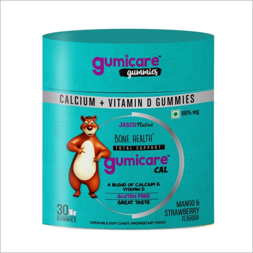 Calcium Vitamin D Gummies Mango and Strawberry Flavour Powder