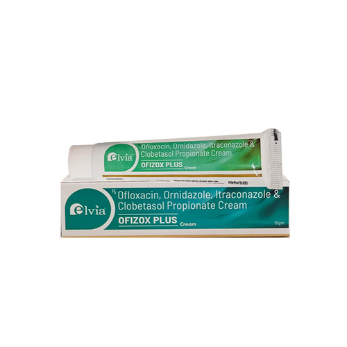 Ofloxacin 0.75%, Ornidazole 2.0%, Itraconazole 1% & Clobetasol 0.05% Cream