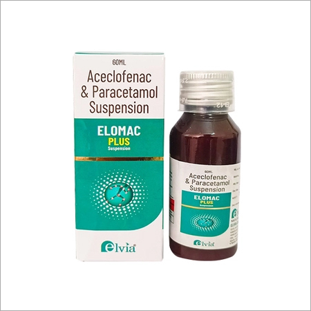Aceclofenac 50 mg Paracetamol 125 mg Suspension