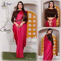 Satin Saree