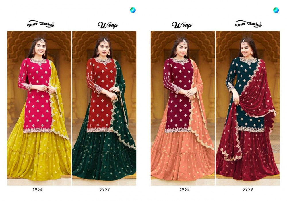 Your Choice Woup The Range of Skirt Bridal Look Suits Catalog