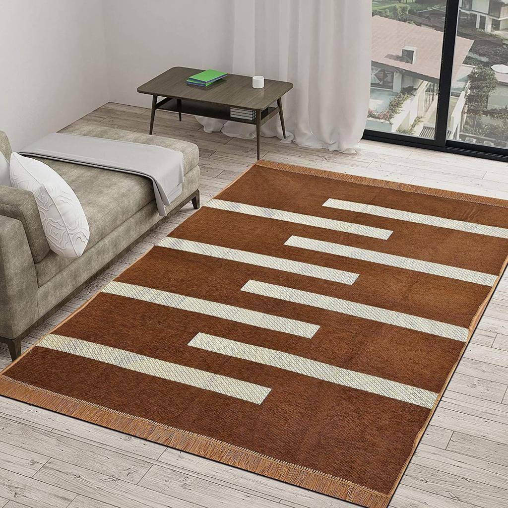 Chenille, VELEVT carpet WITH SIZE OF 5X7