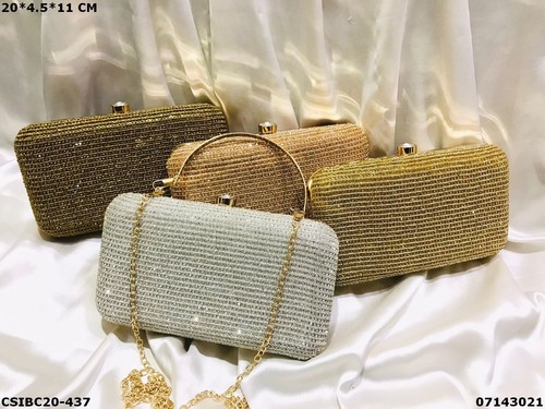 Diamonds Tassel Evening Clutch Bag Lady Luxury Designer Chain Metal Ring  Handle | eBay