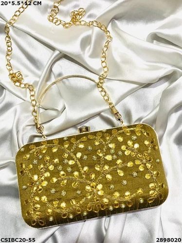 Ethnic Box Clutch Bag